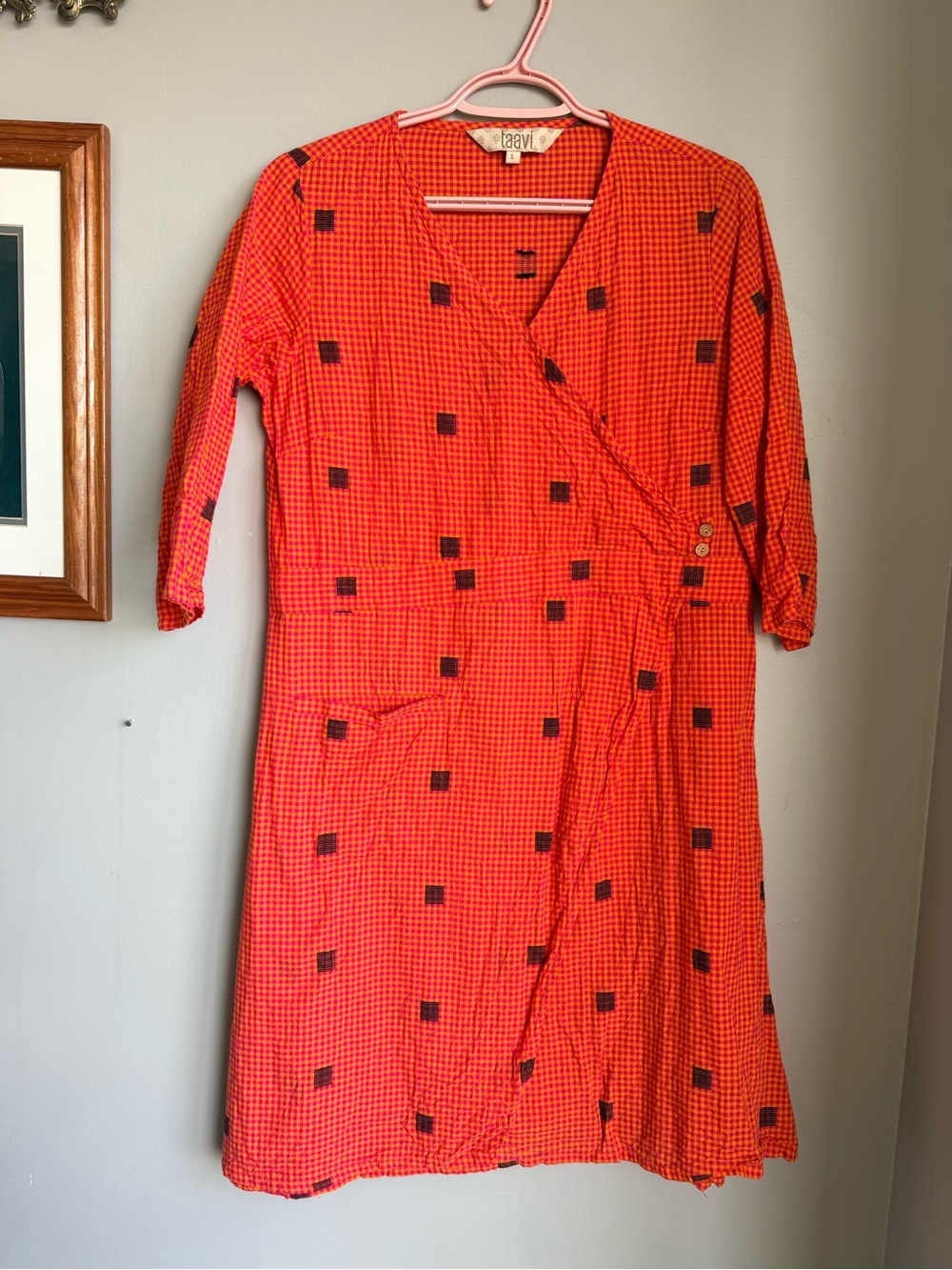 Women’s Red cotton Dress
